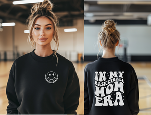 Basketball Mom Era Crewneck Sweatshirt