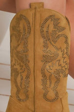 Load image into Gallery viewer, Whiskey Rhinestone Boots
