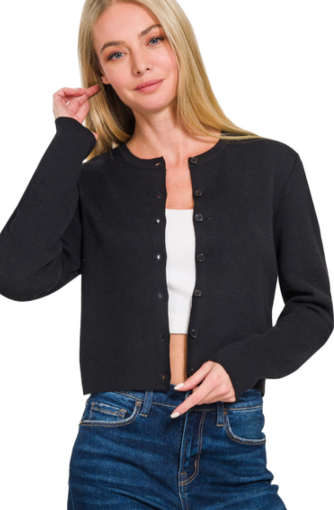 Bev Button Down Cardigan