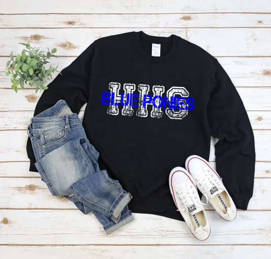 Havre High School Blue Ponies Sweatshirt