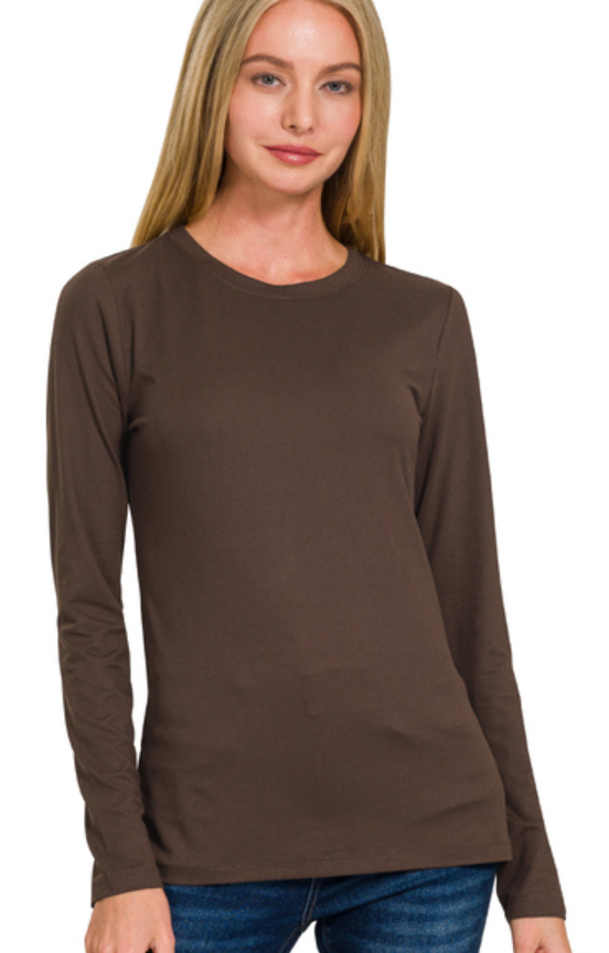 Back to Basics Long Sleeve Crew Neck