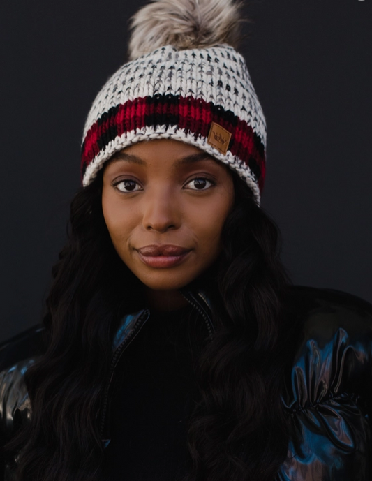 Buffalo Knit Pom Beanie