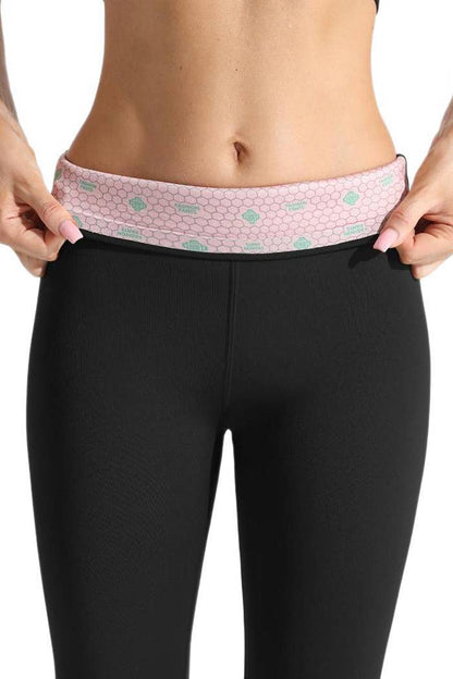 Faja Waisted Fur Lined Flare Pants