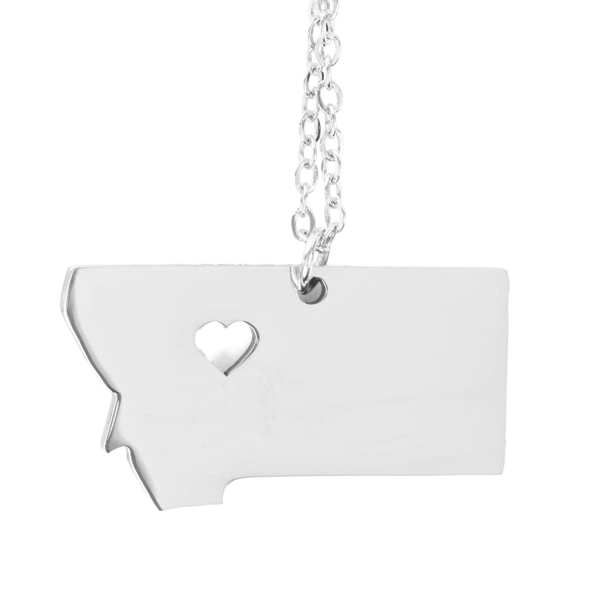 Where I Call Home Necklace in Silver