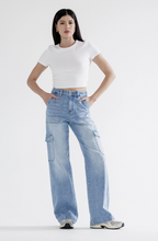 Load image into Gallery viewer, Mica High Rise Kara Cargo Jeans
