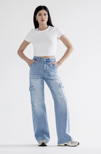 Mica High Rise Kara Cargo Jeans