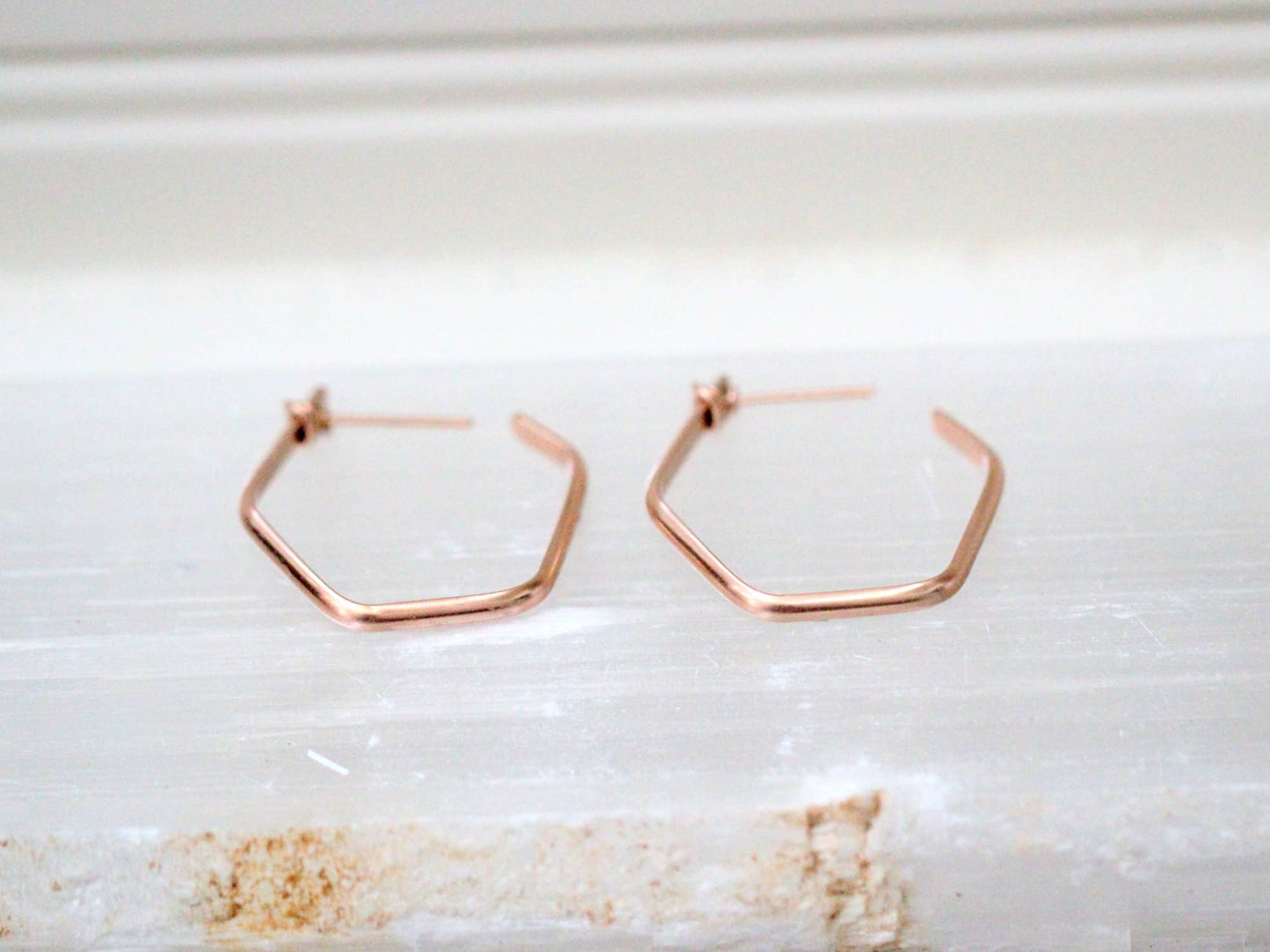 Apiary Hoops: Sterling Silver