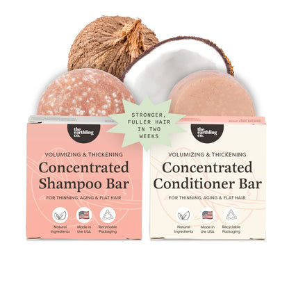 Shampoo & Conditioner Set | Volumizing | Vanilla Coconut