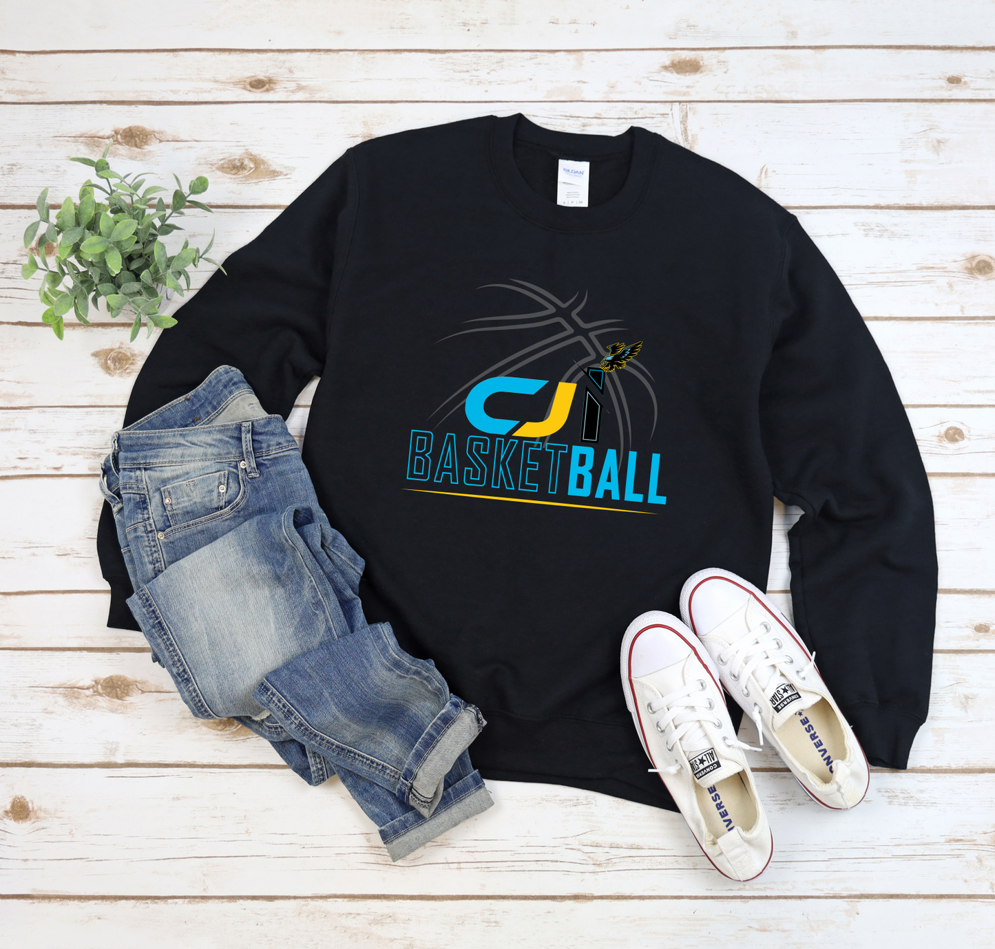 Hawk Basketball Swish Crewneck Sweatshirt