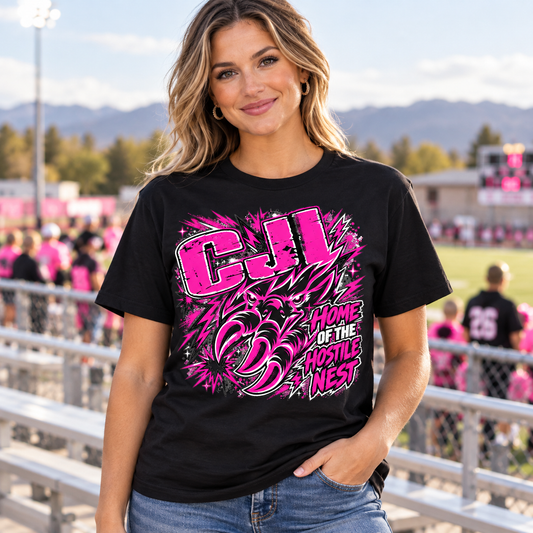 Hawks Hostile Nest Pink Out T-Shirt