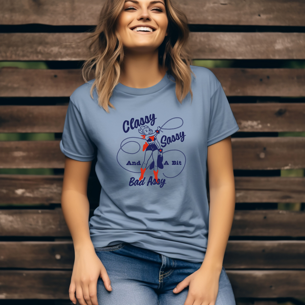 Classy, Sassy, and a Bit Bad Assy Graphic T-Shirt