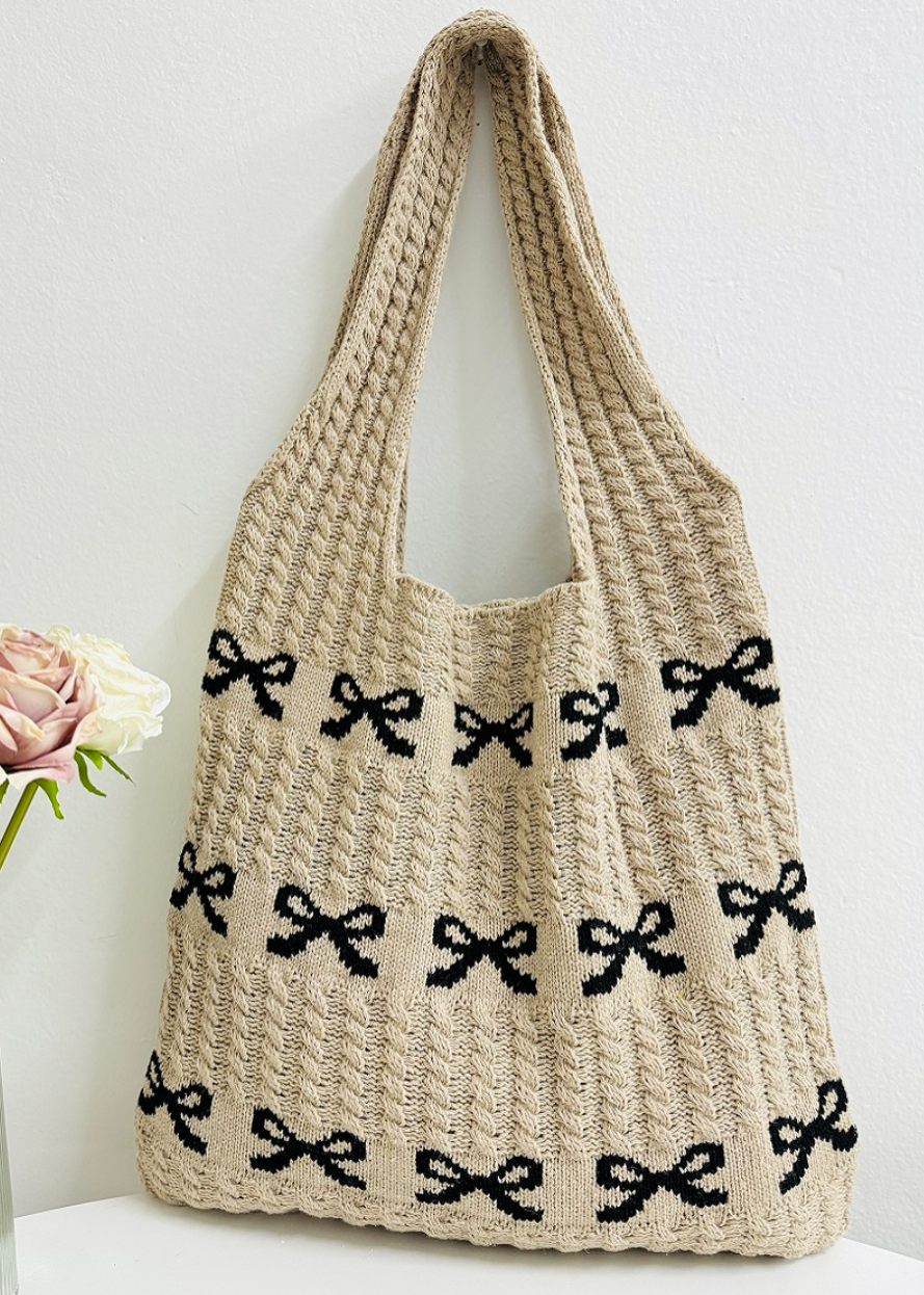 Coquette Knitted Boho Bag