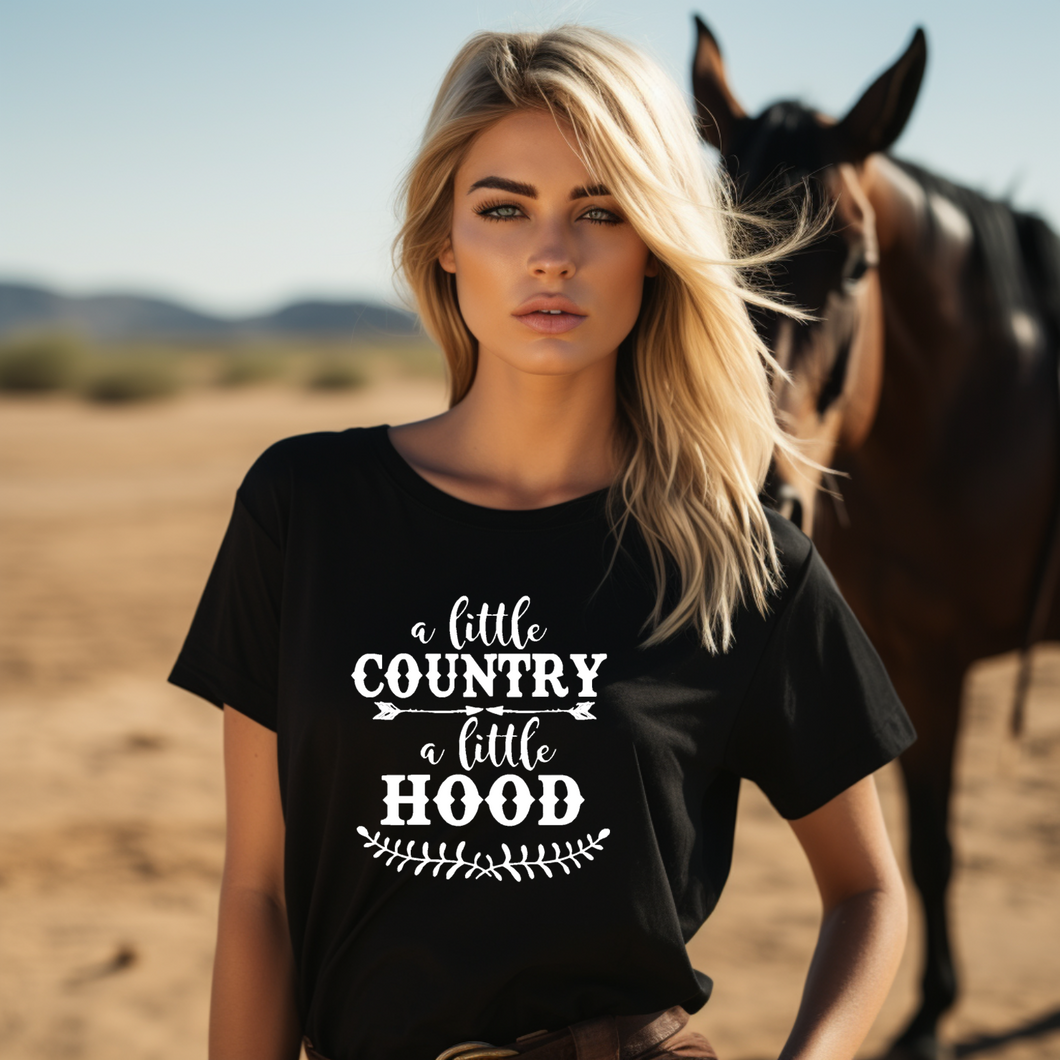 A Little Country A Little Hood Graphic T-Shirt