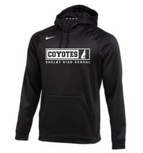 Load image into Gallery viewer, Coyotes Varsity Nike Therma-Fit Hooded Sweatshirt
