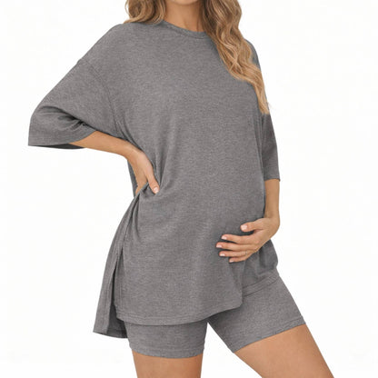 Summer Flow Relaxed Fit Maternity Lounge Activity Set