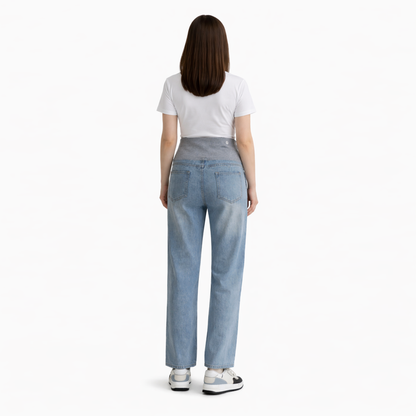 LuLu Maternity Wide Leg Denim Jeans