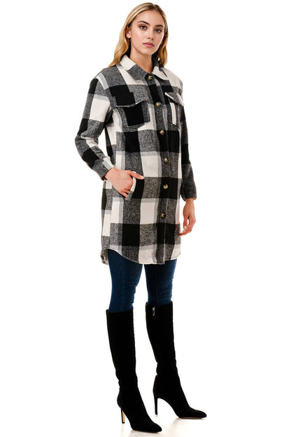 London Fog Flannel Shacket