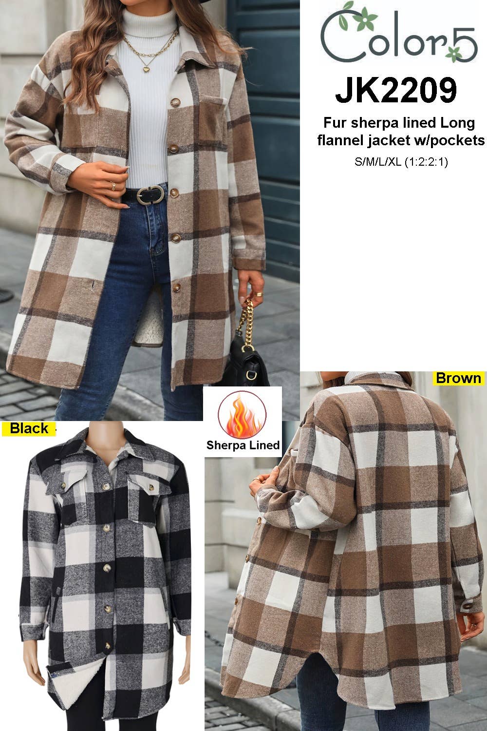 London Fog Flannel Shacket