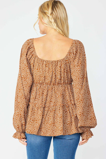 Lambert Ruffle Babydoll Top