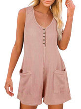 Load image into Gallery viewer, Gypsy Pocketed Sleeveless Romper
