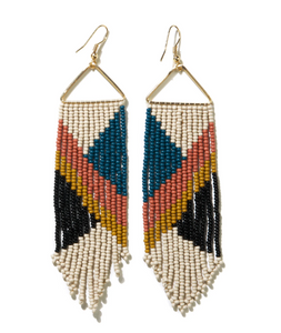 Ink and Alloy Earrings