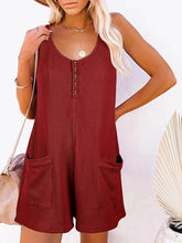Load image into Gallery viewer, Gypsy Pocketed Sleeveless Romper
