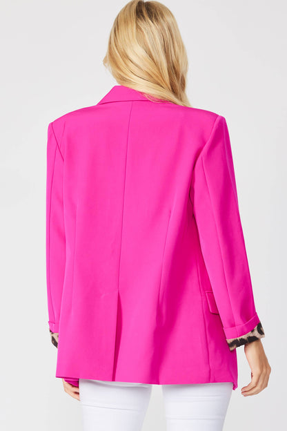 Jett Leopard Blazer
