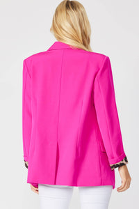 Jett Leopard Blazer