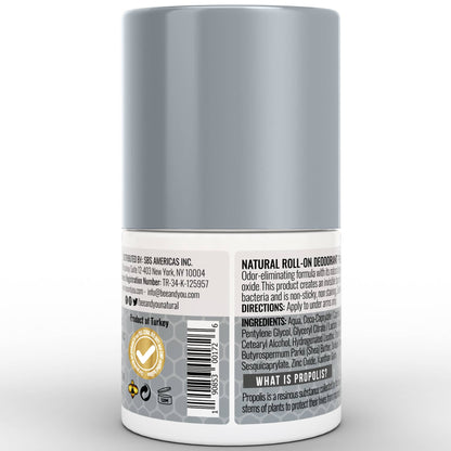 Bee & You Natural Roll-on Deodorant for Men | Underarms