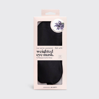 Lavender Scented Satin Weighted Eye Mask