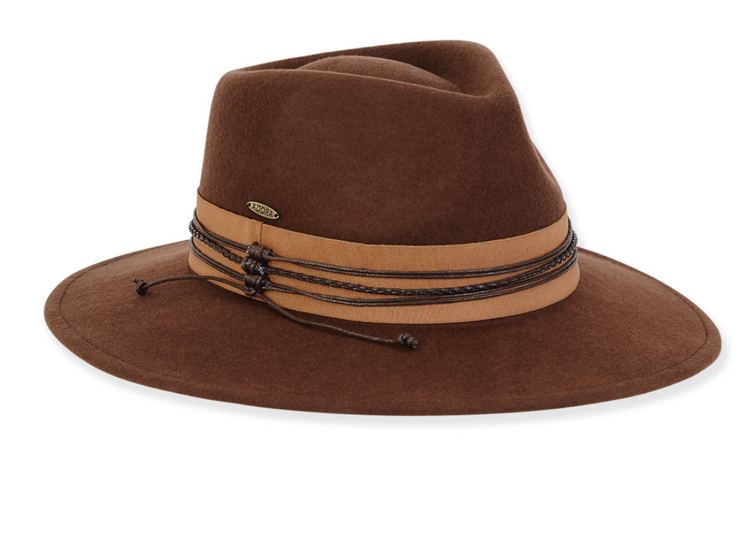 Croft Wool Leather Trim Hat