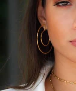 Sahira Faye Cutout Earrings