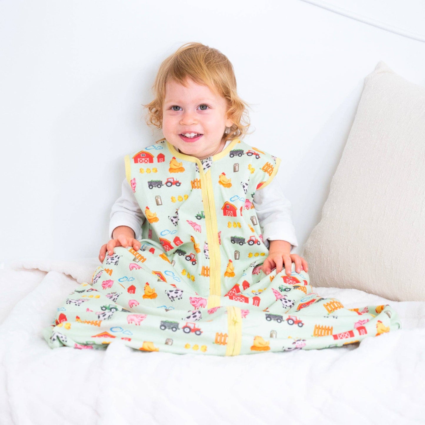 Organic Cotton Sleep Sack 0.5 TOG Little Barnyard