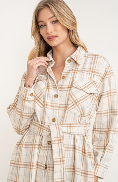 Iris Longline Shacket