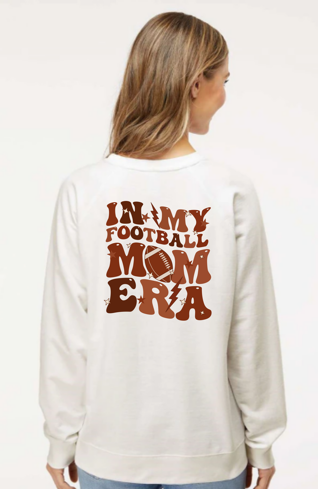 Football Mom Era Crewneck Sweatshirt