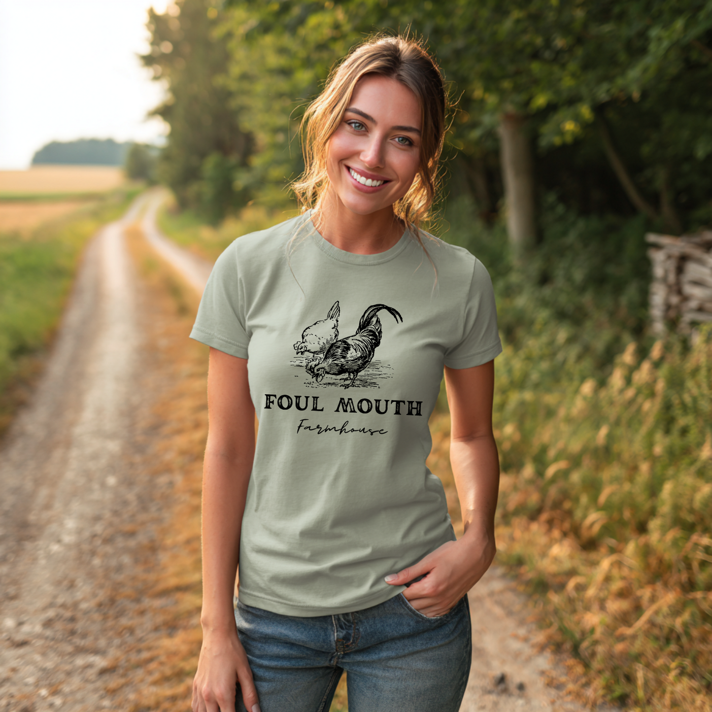 Foul Mouth Farmhouse Graphic T-Shirt