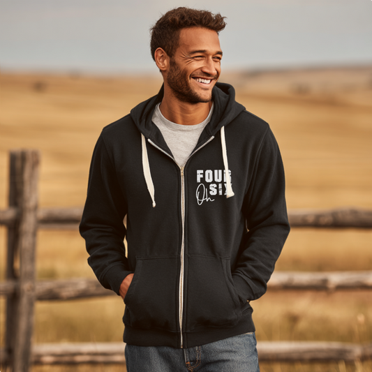 Four Oh Six Zip-Up Unisex Hoodie