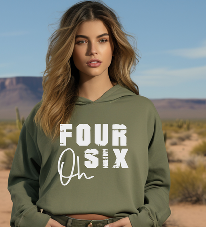 Four Oh Six Crop Hoodie