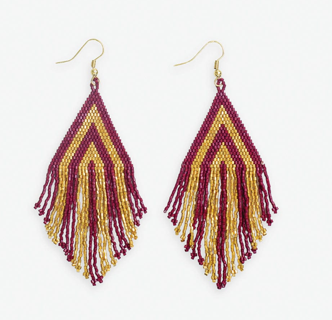 Ink and Alloy Earrings