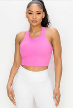 Load image into Gallery viewer, Lina Longline Crossover Crop Sports Bra
