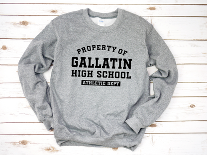 Property of Gallatin High School Sweatshirt