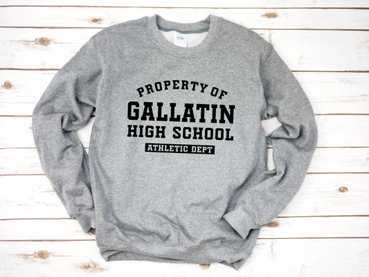 Property of Gallatin High School Sweatshirt