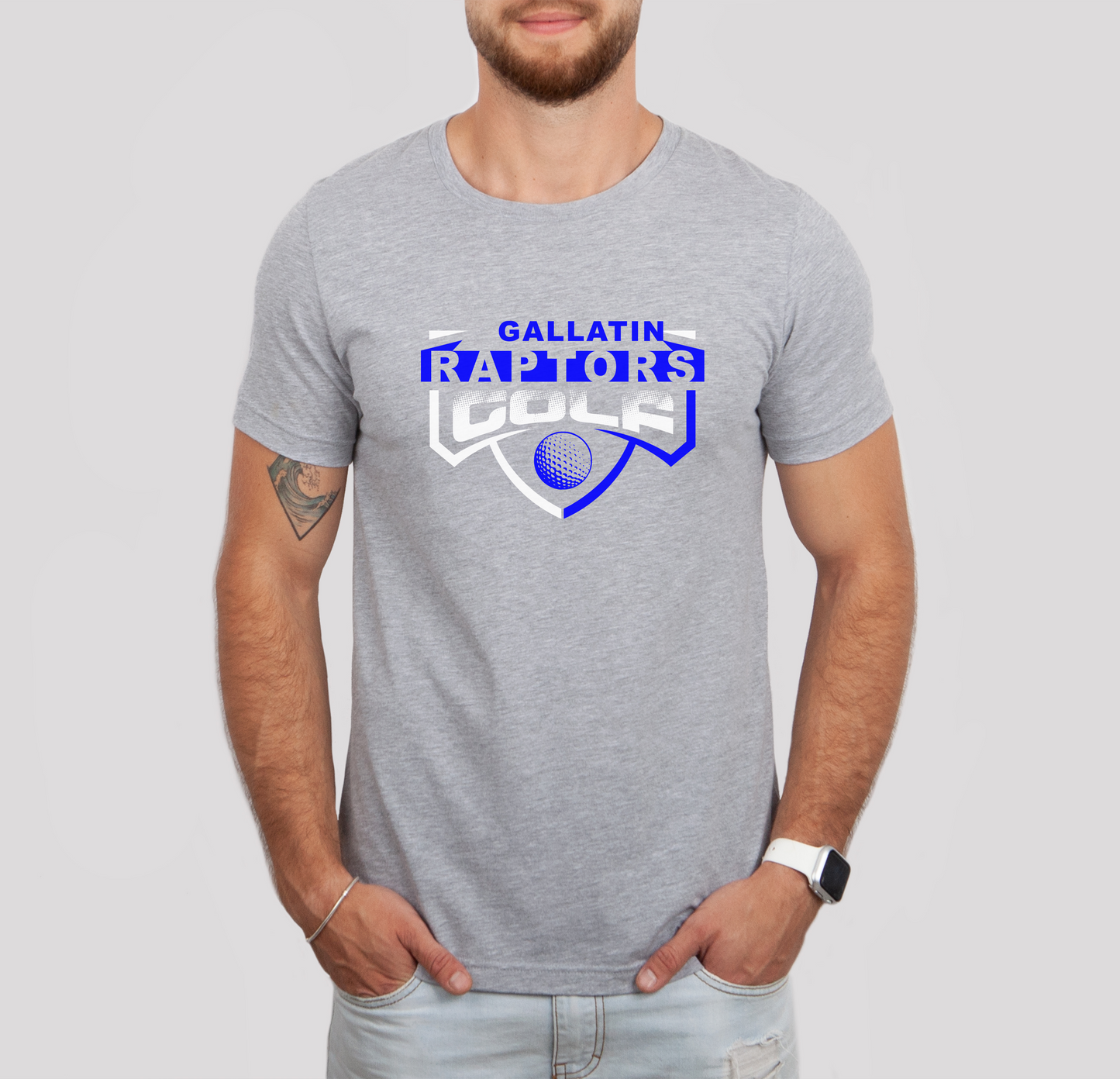 Gallatin Raptor Golf Graphic T-Shirt