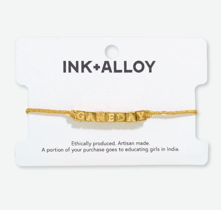Ink and Alloy Bracelet