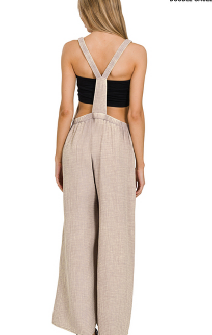 Dark Mocha Latte Overalls