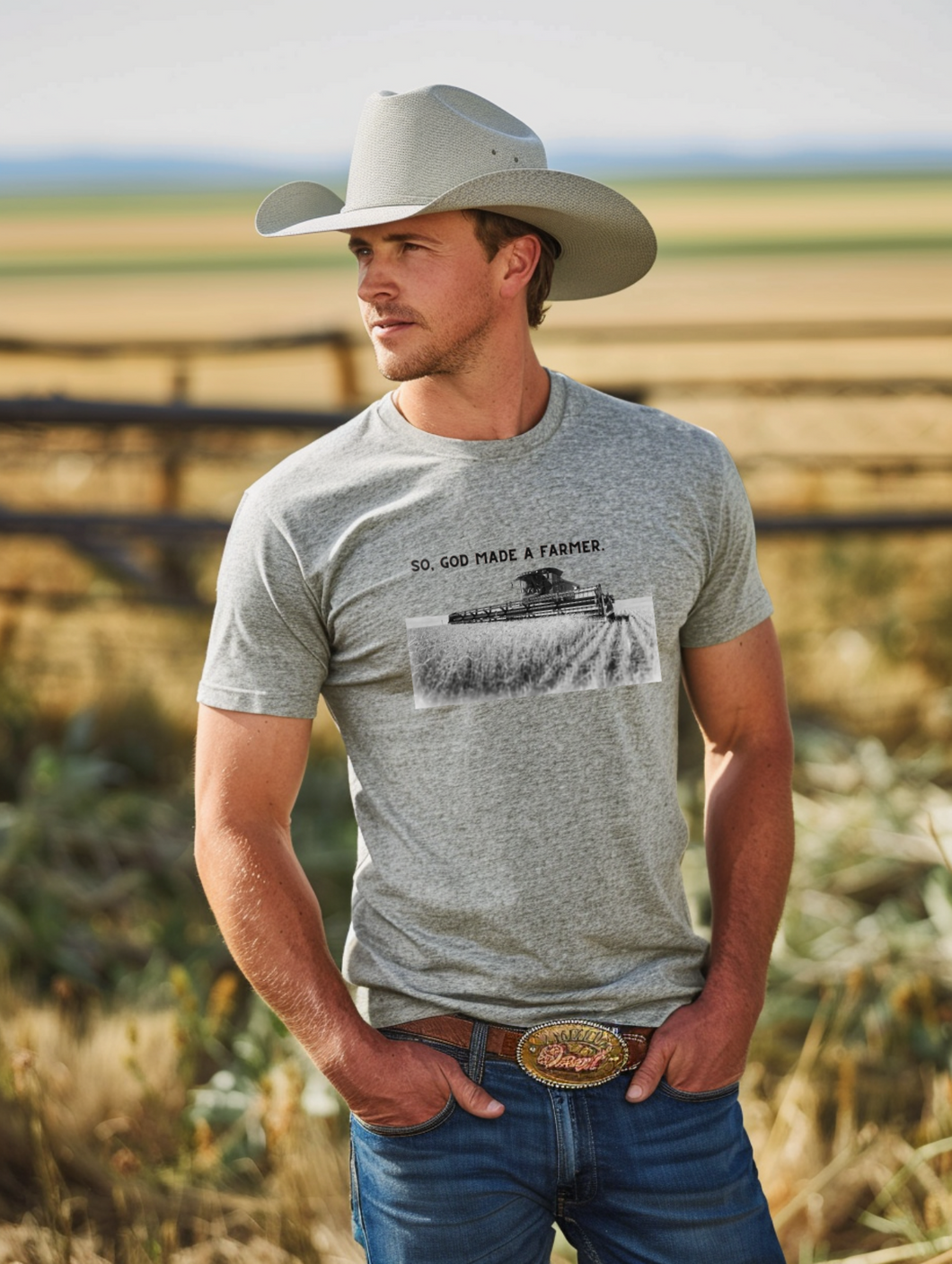 God Made a Farmer Tee