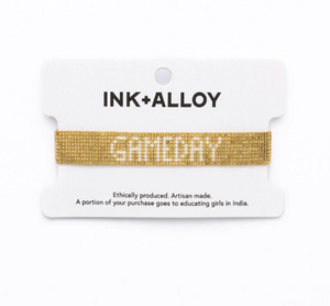 Ink and Alloy Bracelet