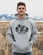 Load image into Gallery viewer, Men&#39;s Go Outside Hoodie Sweatshirt
