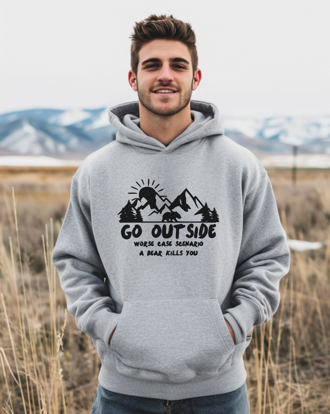 Men's Go Outside Hoodie Sweatshirt