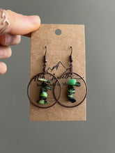 Load image into Gallery viewer, Montana Copper River Stone Hoops
